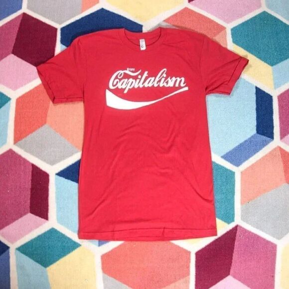 Enjoy Capitalism T-Shirt Size Small - Picture 1 of 2